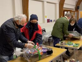 Our volunteers, from Coulsdon Manor Rotary Club and 285 Air Squadron. The event was organised by the Old Lodge Lane Baptist Church. 